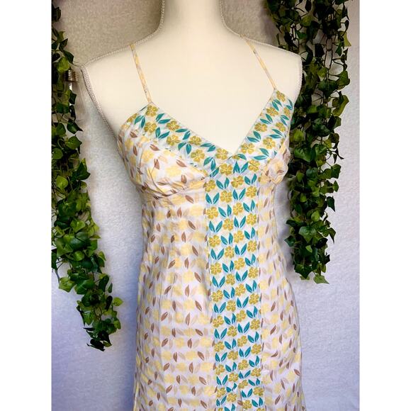 Vintage GAP Y2k Cotton Spaghetti Strap Mini dress Size 4 - Picture 2 of 10